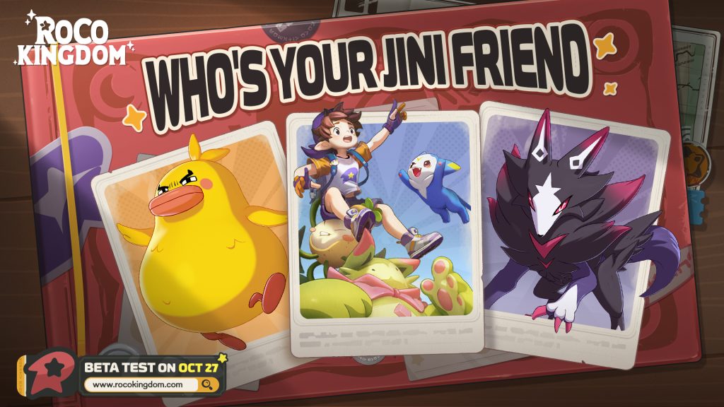 A selection of Jinies in Roco Kingdom