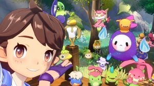 A player alongside Jinies in Roco Kingdom