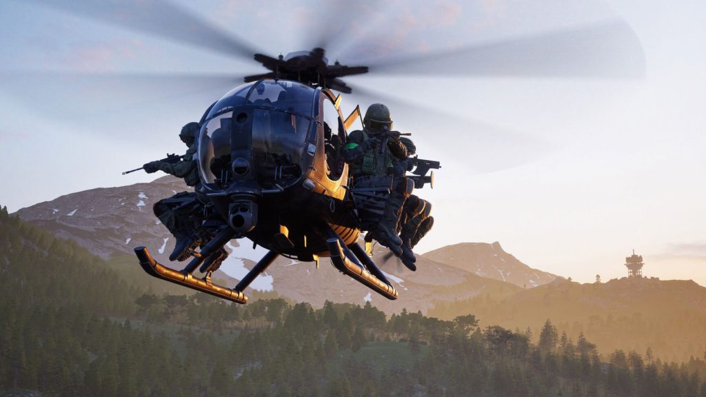 helicopter flying in wardogs