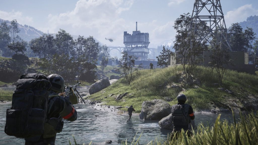 WARDOGS soldiers down river
