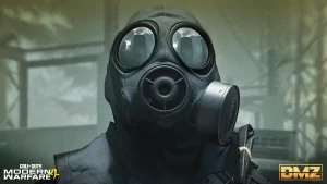 A character with a gas mask in MW4