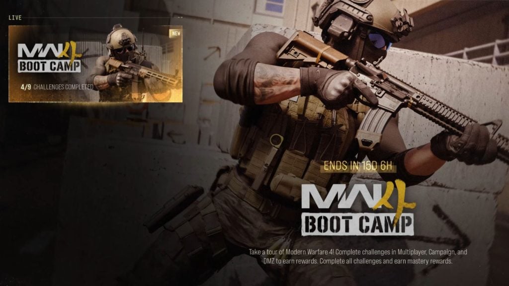 mw4 boot camp event challenges