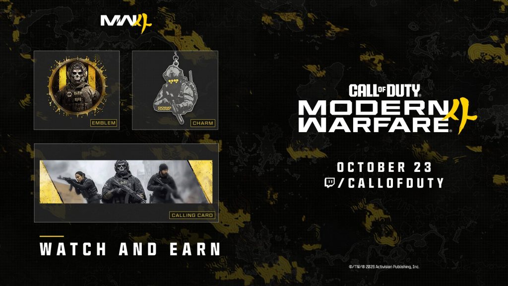 Twitch Drops for MW4
