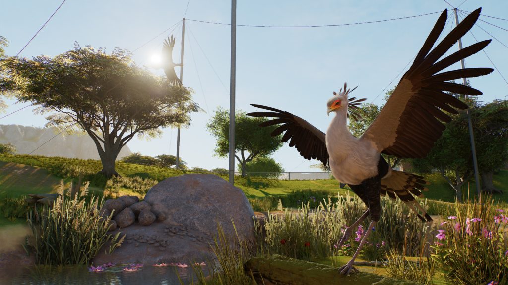 A secretary bird in Planet Zoo 2