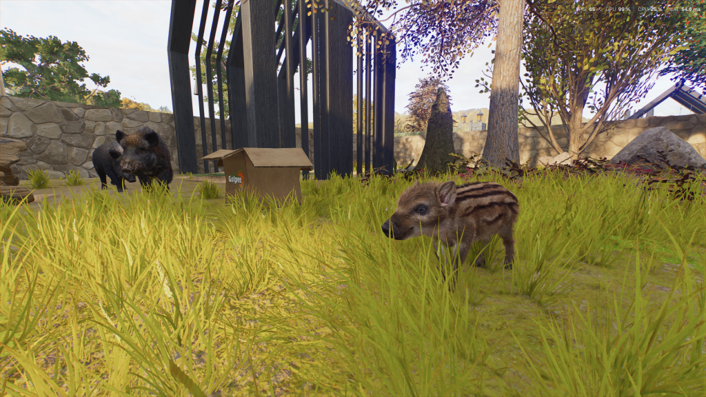 A baby Wild Boar in Planet Zoo 2