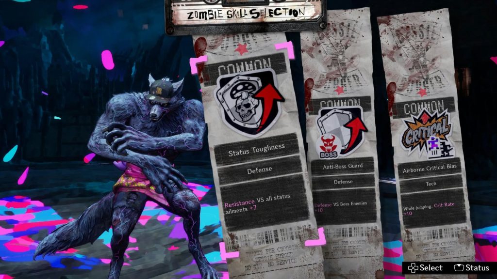 choosing level up in stupid never dies
