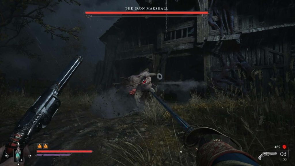 fighting boss in valor morti