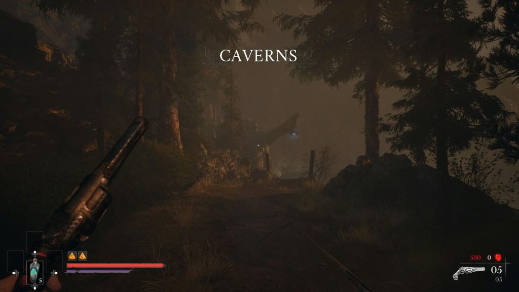 caverns location in valor mortis